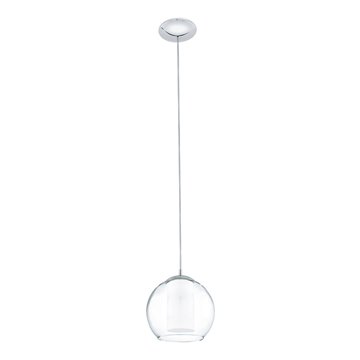 BOLSANO - Sospensione - E27 1X60W - Struttura in acciaio / finitura cr