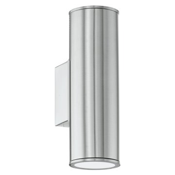 RIGA - Applique - GU10-LED 2X2,8W inclusa - Struttura in acciaio inox 