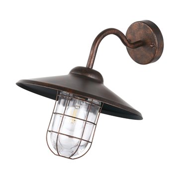 MELGOA - Applique - E27 1X60W - Struttura in acciaio zincato / finitur