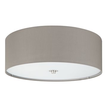 PASTERI - Plafone - E27 3X25W - Struttura in acciaio / finitura nichel