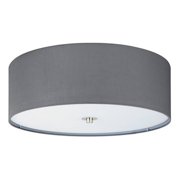 PASTERI - Plafone - E27 3X25W - Struttura in acciaio / finitura nichel