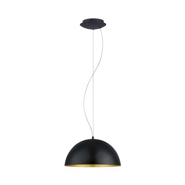 GAETANO 1 - Sospensione - E27 1X60W - Struttura in acciaio / finitura 