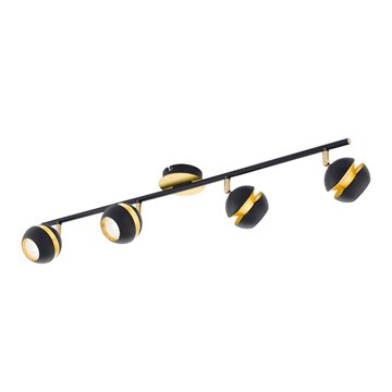 NOCITO - Faretti - GU10-LED 4X3W inclusa - Struttura in acciaio / fini