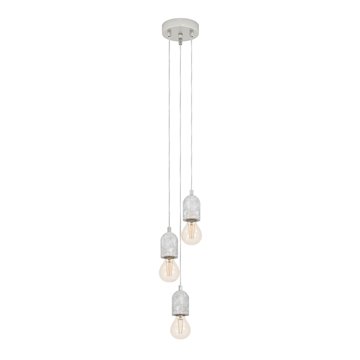 SILVARES - Sospensione - E27 3X60W - Struttura in acciaio / finitura g