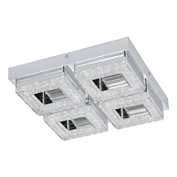 FRADELO - Plafo/applique - LED 4X3,5W 3000K 1600Lm inclusa - Struttura