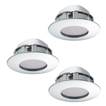 PINEDA Illuminazione da incasso LED 3X4,9W 3000K 1080Lm inclusa Strutt