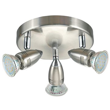 MAGNUM LED - Faretti - GU10-LED 3X2,8W inclusa - Struttura in acciaio 