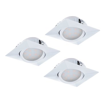 PINEDA Illuminazione da incasso LED 3X4,9W 3000K 1080Lm inclusa Strutt