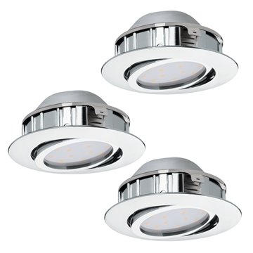 PINEDA Illuminazione da incasso LED 3X4,9W 3000K 1080Lm inclusa Strutt