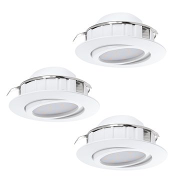 PINEDA Illuminazione da incasso LED 3X5,5W 3000K 1080Lm inclusa Strutt