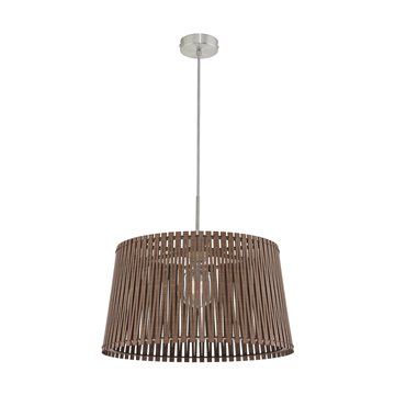 SENDERO - Sospensione - E27 1X60W - Struttura in acciaio / finitura ni