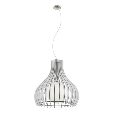 TINDORI - Sospensione - E27 1X60W - Struttura in acciaio / finitura ni