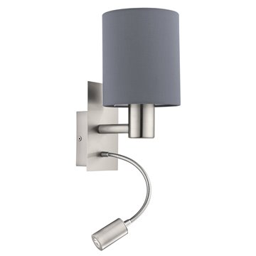 PASTERI - Applique - E27 1X40W LED 1X3,8W 3000K 320Lm inclusa - Strut