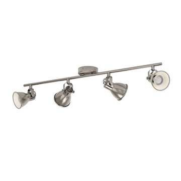 SERAS - Faretti - GU10-LED 4X3W inclusa - Struttura in acciaio / finit