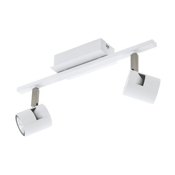 VERGIANO - Faretti - GU10-LED 2X4,8W inclusa - Struttura in alluminio,