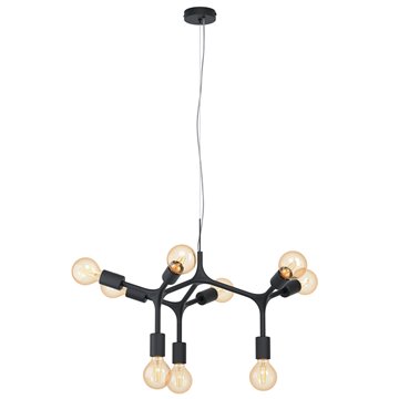 BOCADELLA - Sospensione - E27 9X60W - Struttura in acciaio / finitura 