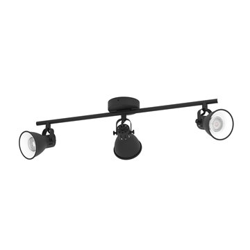 SERAS 2 - Faretti - GU10-LED 3X3W inclusa - Struttura in acciaio / fin