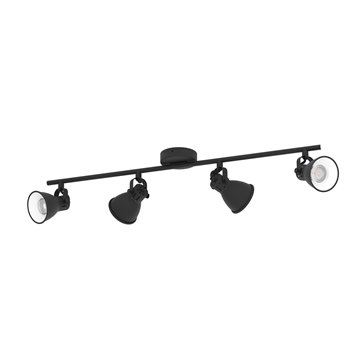 SERAS 2 - Faretti - GU10-LED 4X3W inclusa - Struttura in acciaio / fin