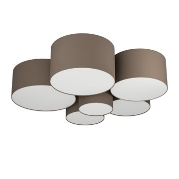 PASTORE 1 - Plafone - E27 6X40W - Struttura in acciaio / finitura bian