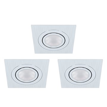 AREITIO Illuminazione da incasso GU10-LED 3X4,6W inclusa Struttura in 