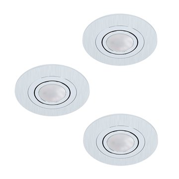 AREITIO Illuminazione da incasso GU10-LED 3X4,6W inclusa Struttura in 