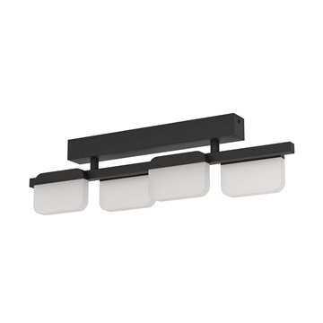 ERVIDEL - Plafone - LED 4X4,5W 3000K 1920Lm inclusa - Struttura in acc