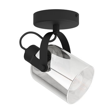 BERREGAS - Faretti - E27 1X28W - Struttura in acciaio / finitura nero,