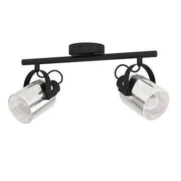 BERREGAS - Faretti - E27 2X40W - Struttura in acciaio / finitura nero,