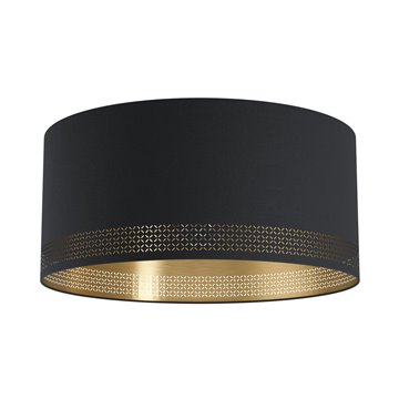 ESTEPERRA - Plafone - E27 1X40W - Struttura in acciaio / finitura nero