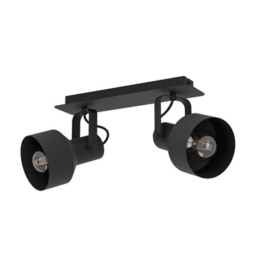 CASIBARE - Faretti - E27 2X28W - Struttura in acciaio / finitura nero