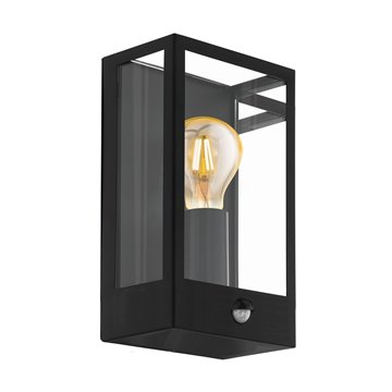 ALAMONTE - Applique - E27 1X60W - Struttura in acciaio / finitura nero