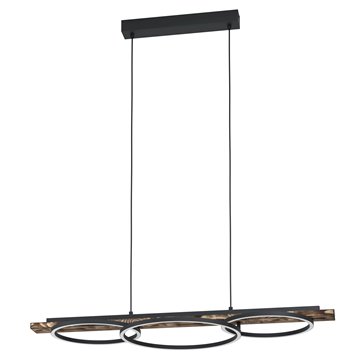 BOYAL - Sospensione - LED 2X12,5W 3000K 3600Lm inclusa LED 1X15,5W 30