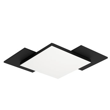 TAMURIA - Plafone - LED 10,8W 3000K 1300Lm inclusa - Struttura in meta