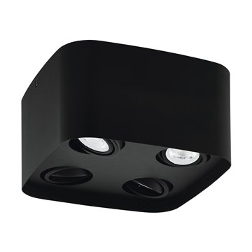 CAMINALES-Z - Plafone - GU10-LED 4X4,9W inclusa - Struttura in acciaio