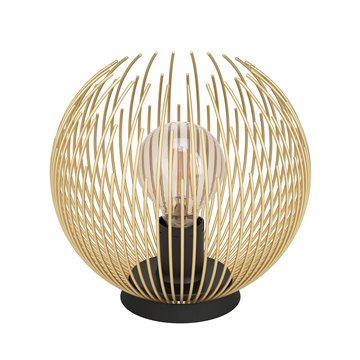 VENEZUELA - Lampada da tavolo - E27 1X40W - Struttura in acciaio / fin