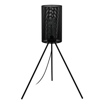 LADUNARA - Piantana - E27 1X40W - Struttura in acciaio / finitura nero