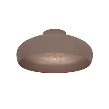 MOGANO - Plafone - E27 1X60W - Struttura in acciaio / finitura color m