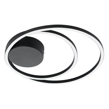 RUOTALE - Plafone - LED 36W 3000K 4400Lm inclusa - Struttura in allumi