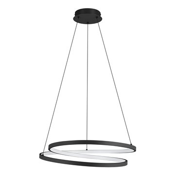 RUOTALE - Sospensione - LED 37W 3000K 4800Lm inclusa - Struttura in al