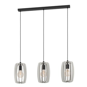 BAJAZZARA - Sospensione - E27 3X40W - Struttura in acciaio / finitura 