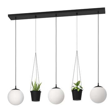 RONDO 3 - Sospensione - E27 3X40W - Struttura in acciaio / finitura ne