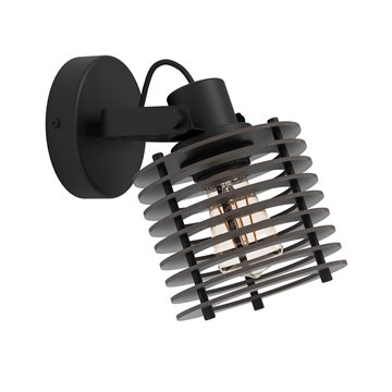 SEGOVIA - Faretti - E27 1X40W - Struttura in acciaio / finitura nero 