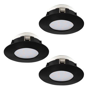 PINEDA Illuminazione da incasso LED 3X4,9W 3000K 1080Lm inclusa Strutt