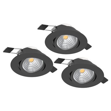 SALICETO Illuminazione da incasso LED 3X6W 2700K 1350Lm inclusa Strutt