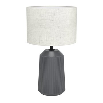 CAPALBIO - Lampada da tavolo - E27 1X40W - Struttura in ceramica / fin