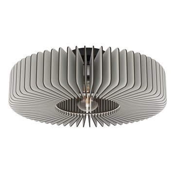 PALOMBAIA - Plafone - E27 1X40W - Struttura in acciaio / finitura nero