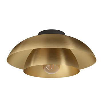 CENCIARA - Plafone - E27 1X40W - Struttura in acciaio / finitura nero