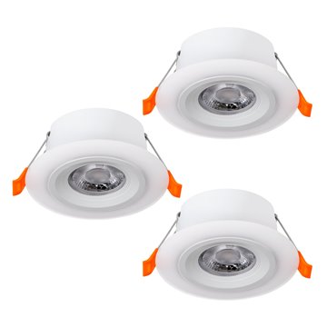 CALONGE Illuminazione da incasso LED 3X4,8W 3000K 1860Lm inclusa Strut