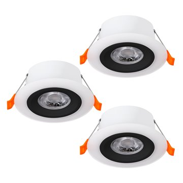 CALONGE Illuminazione da incasso LED 3X4,8W 3000K 1860Lm inclusa Strut