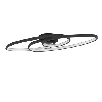 GIANELLA - Plafone - LED 38W 3000K 4400Lm inclusa - Struttura in allum